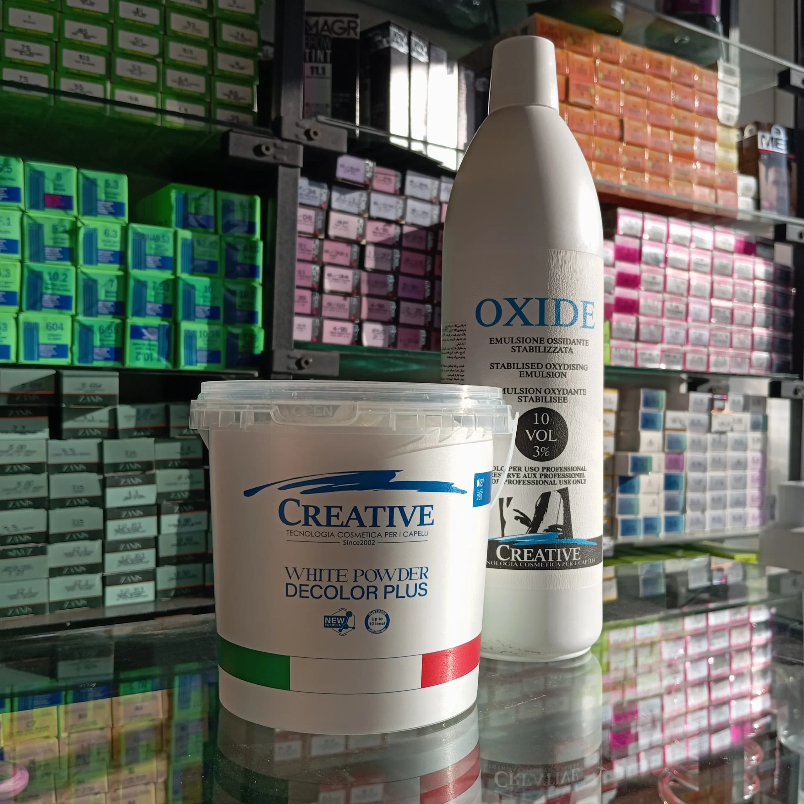 پودر دکلره سفید کریتیو CREATIVE حجم 500 گرم — تصویر ۲
