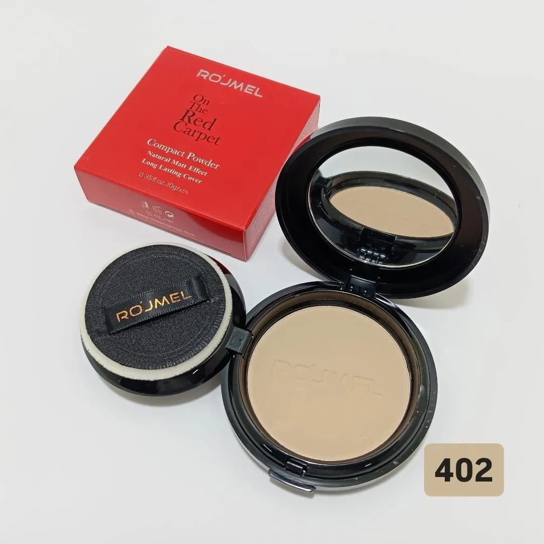 پنکک مات افکت رژمل 402 ROJMEL COMPACT POWDER