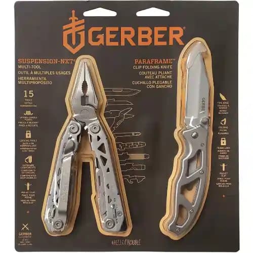 مجموعه چاقو و ابزار گربر Gerber 4020 Paraframe Knife Combo — تصویر ۳