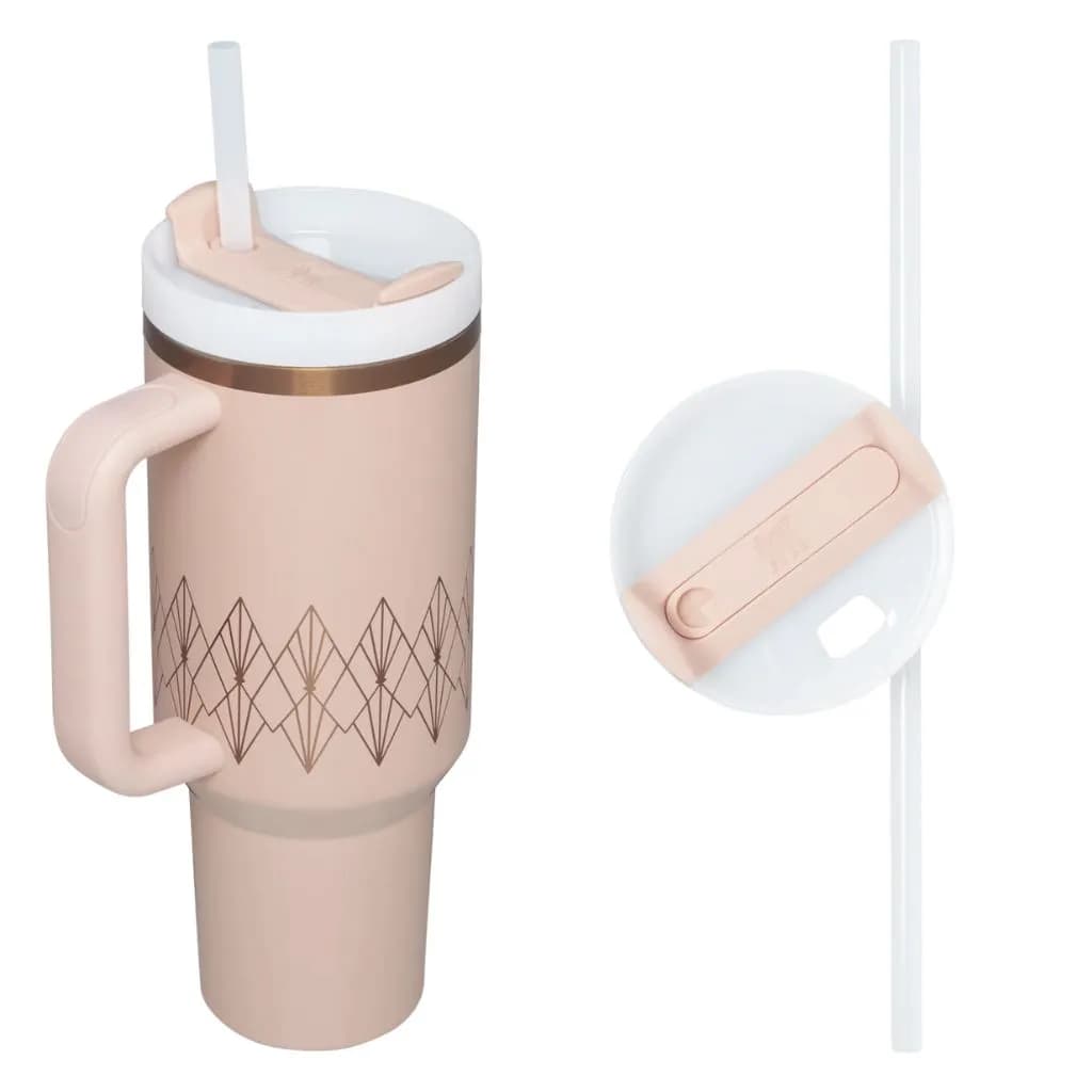 ماگ اورجینال استنلی طرح Deco Collection مدل Quencher گنجایش 40oz — تصویر ۸
