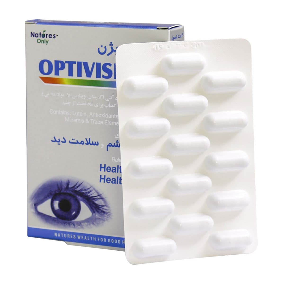 کپسول اپتی ویژن نیچرز اونلی 30 عدد-Natures Only Optivision