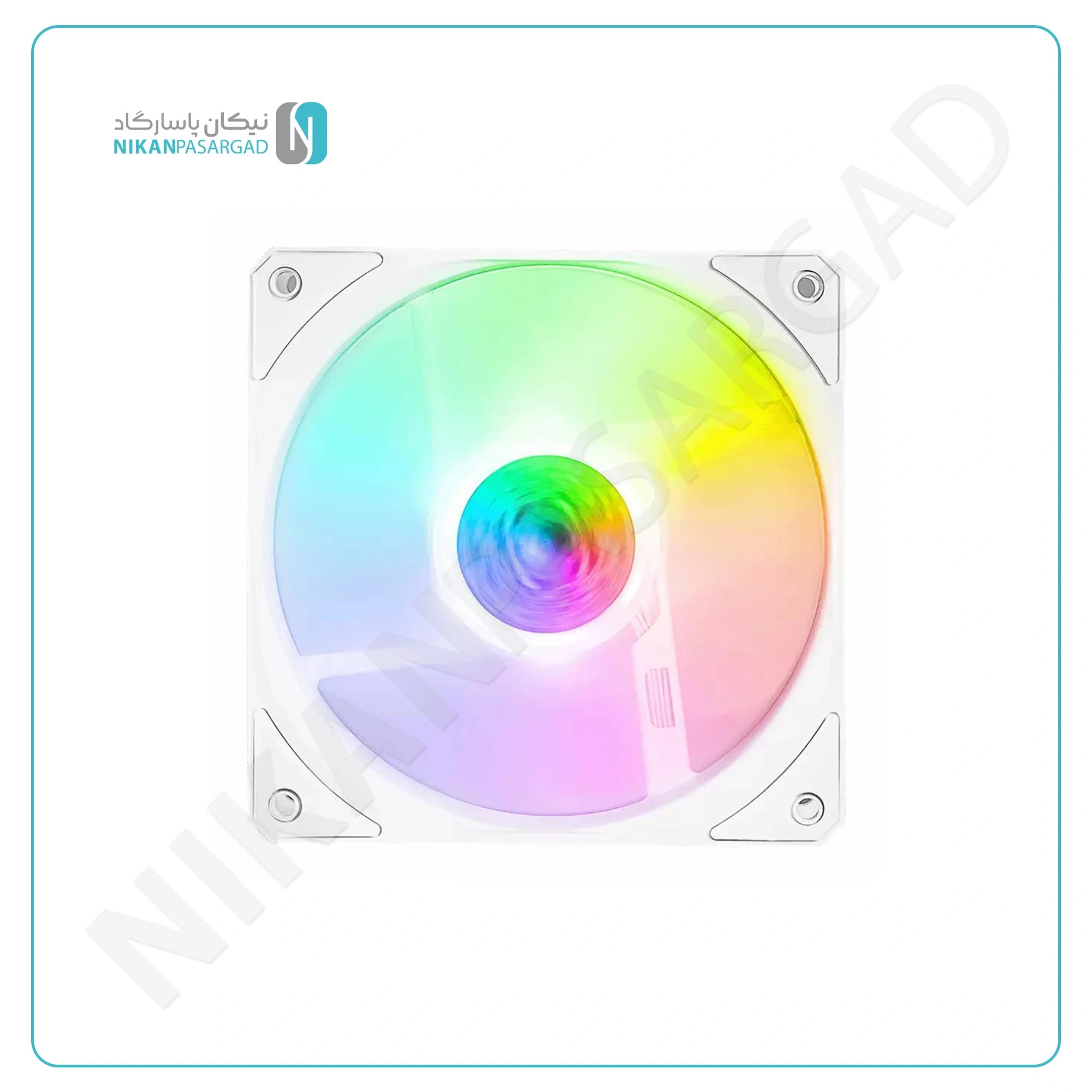 فن کیس کولر مستر مدل COOLER MASTER sickleflow 120 argb white — تصویر ۳