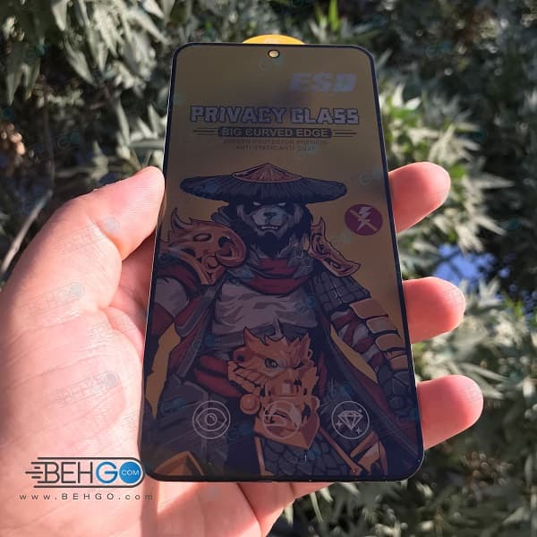 گلس حریم شخصی A35 گلس خصوصی شیشه ای Privacy Glass for Samsung Galaxy A35 5G — تصویر ۲