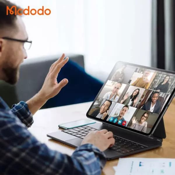 کاور هوشمند و کیبورد آیپد iPad Air M4 13inch (2024) مک دودو مدل MCDODO KB-7193 — تصویر ۲