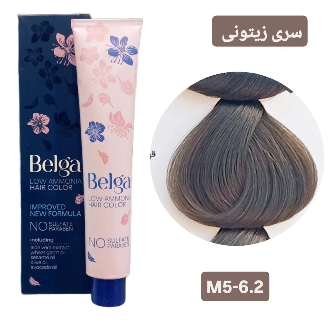 رنگ مو بلگا بلوند زیتونی تیره BELGA M5