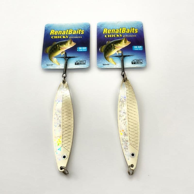 قاشقک 28 گرم RenatBaits نقره ای — تصویر ۲
