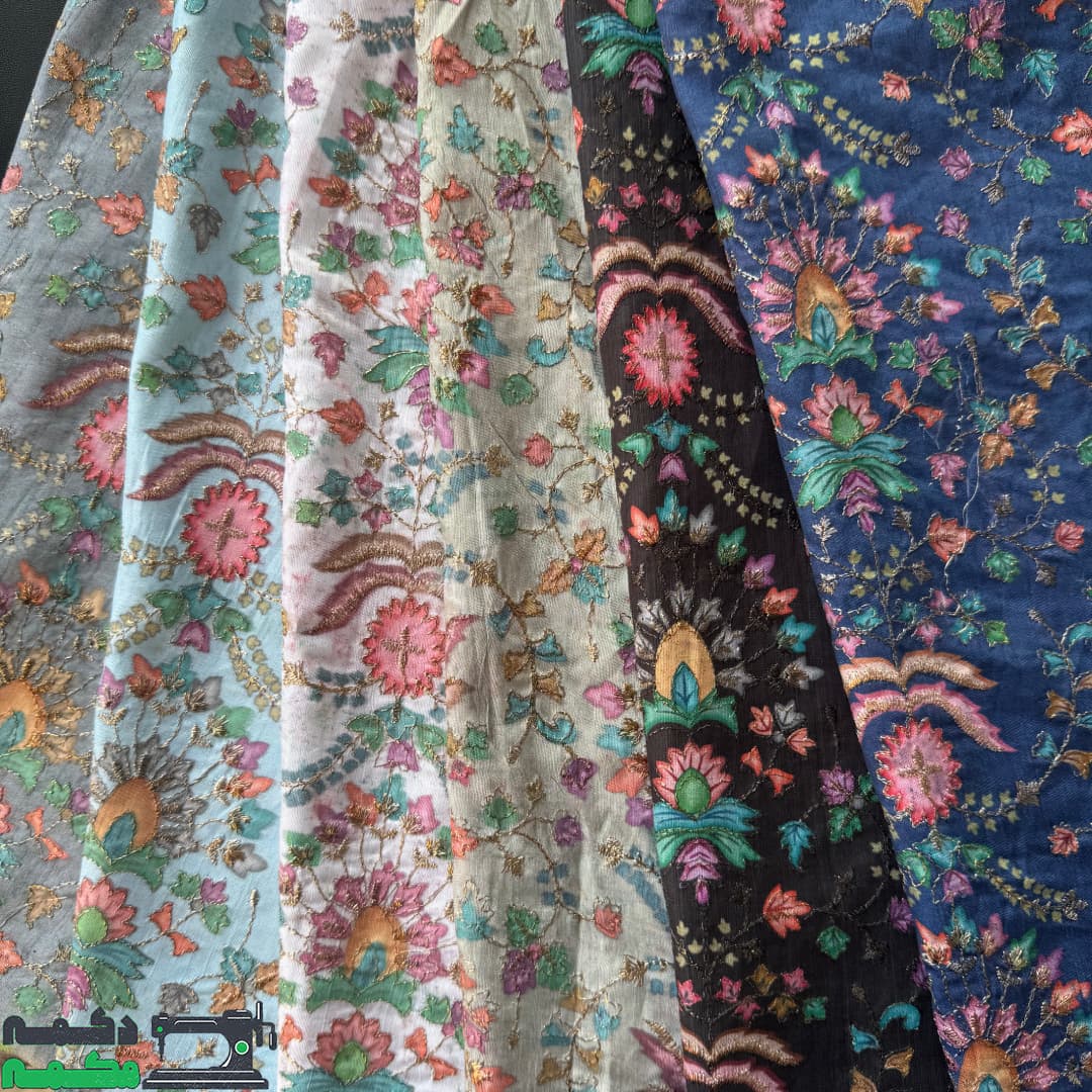 پارچه تافته کرم نسکافه ای — تصویر ۴
