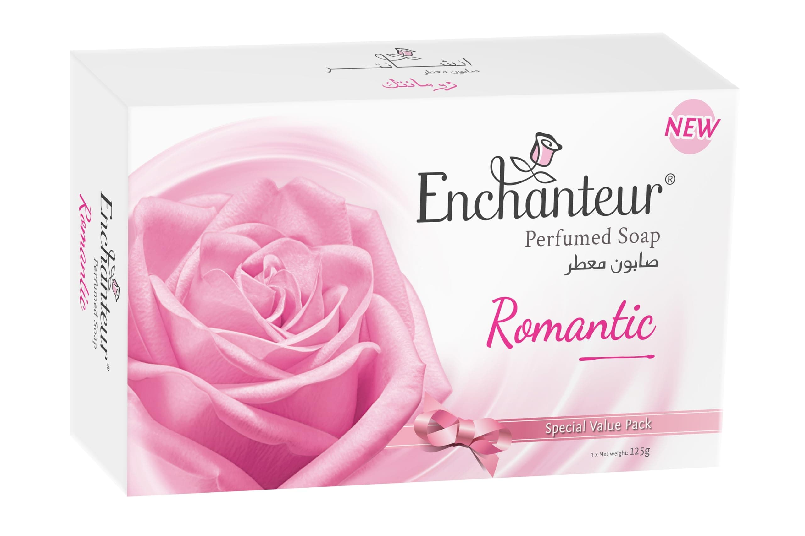 صابون معطر انشانتر مدل رومانتیک Enchanteur Perfumed Soap Romantic125g