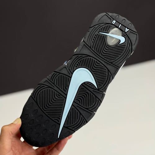 کفش نایک ایر مور آپتمپو مشکی سفید Nike Air More Uptempo Black White — تصویر ۳