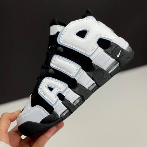 کفش نایک ایر مور آپتمپو مشکی سفید Nike Air More Uptempo Black White — تصویر ۲