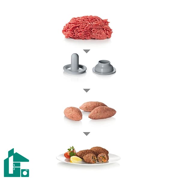 چرخ گوشت بوش مدل MFW 68680 مشکی و استیل — تصویر ۳