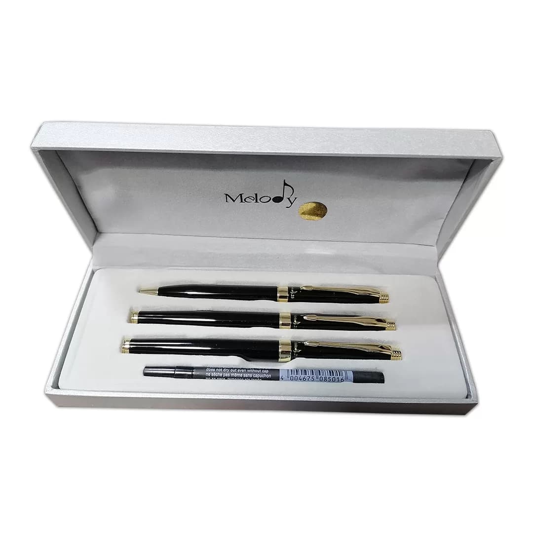 ست خودکار و خودنویس و روان نویس ملودی مدل 23 – MELODY.23 SET