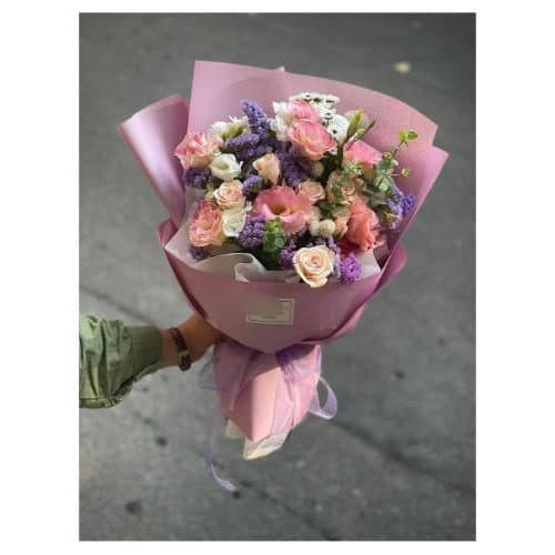 دسته گل ژیپسوفیلا و مریم برای روز مادر 4495 — تصویر ۲