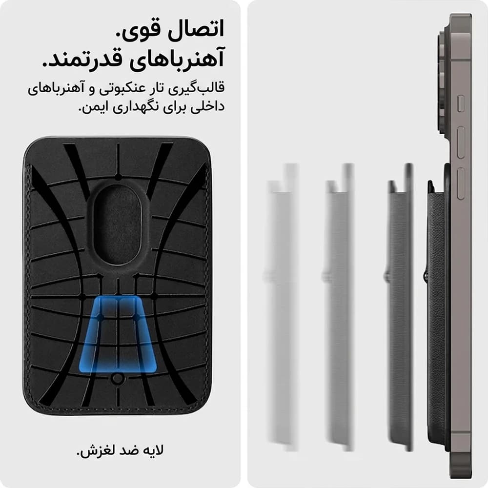 نگهدارنده کارت و استند اسپیگن مدل Smart Fold 2 (MagFit) — تصویر ۲