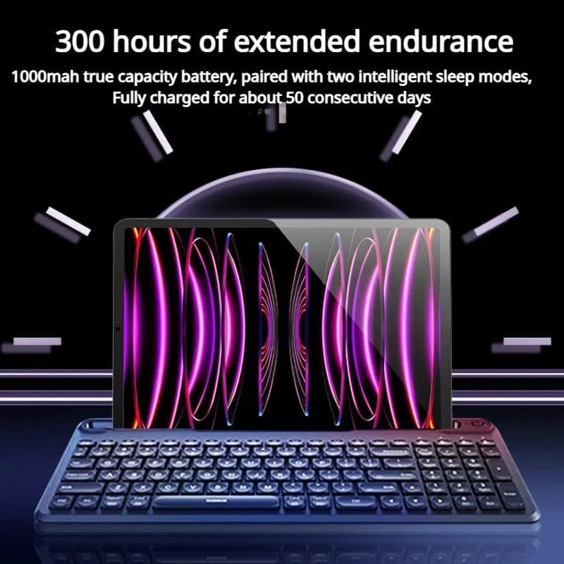 کیبورد بیسیم بیسوس Baseus K03 Ultra-thin Wireless Keyboard B00955505112-00 (اورجینال با گارانتی) — تصویر ۹