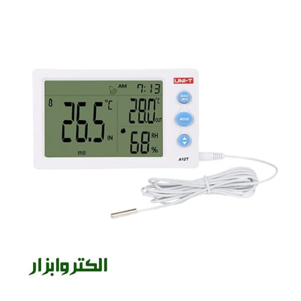 دماسنج و رطوبت سنج یونیتی مدل A12T — تصویر ۴