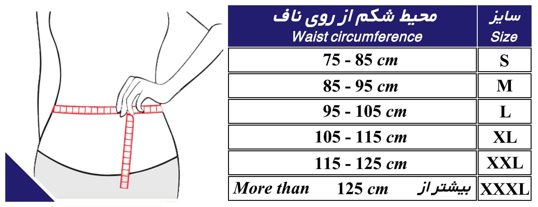 شکم بند پل دار کرم طب و صنعت کد 60420 — تصویر ۲