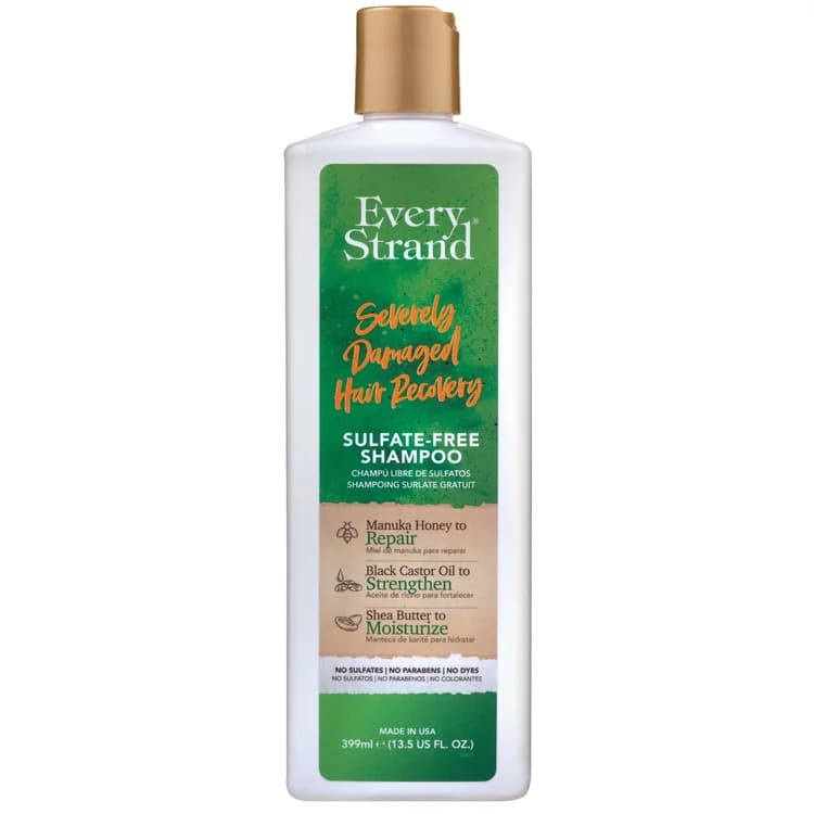 شامپو فری سولفات ترمیم کننده موهای آسیب دیده اوری استرند | Every Strand sulfate-free shampoo 399 ml