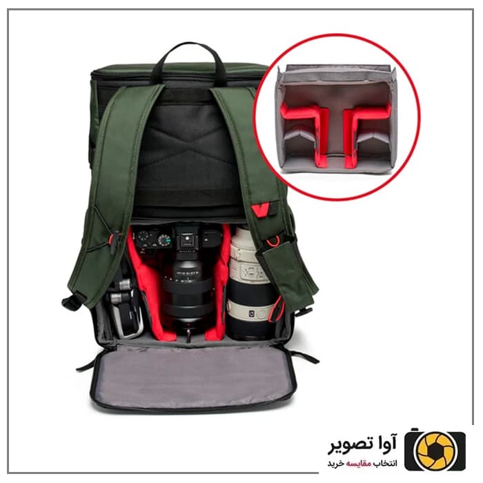کوله پشتی مانفروتو 12L Street Slim — تصویر ۶