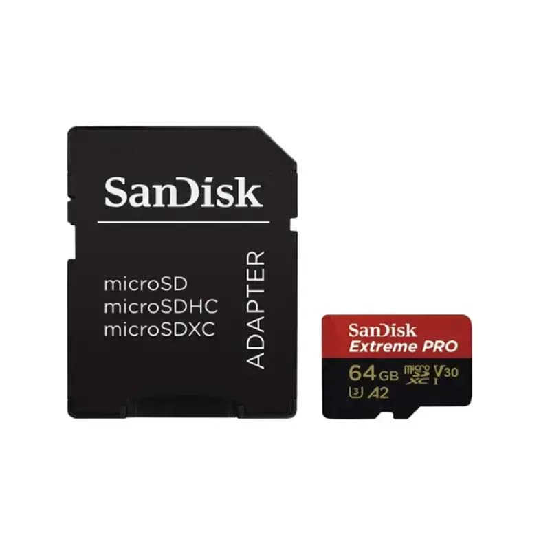 کارت حافظه سن دیسک مدل SanDisk Extreme Pro ظرفیت 64 گیگابایت با آداپتور — تصویر ۳