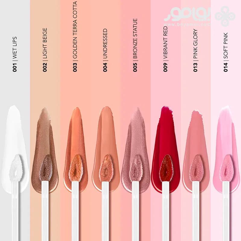 لیپ گلاس فلورمار DEWY LIP GLAZE شماره 022 رنگ WALK WITH ME — تصویر ۵