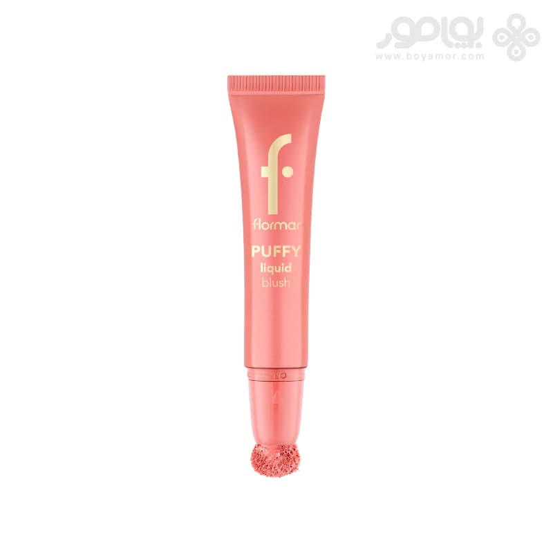 رژگونه مایع پددار فلورمار مدل PUFFY شماره 001 رنگ PINKY GLOW — تصویر ۲