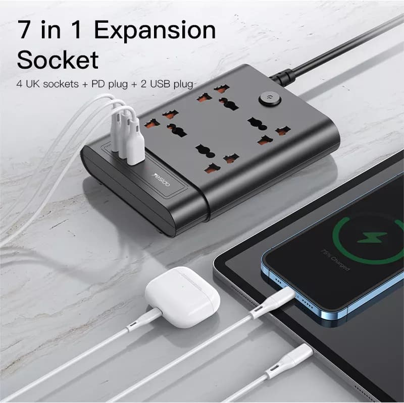 چند راهی برق یسیدو مدل Yesido MC11 — تصویر ۷