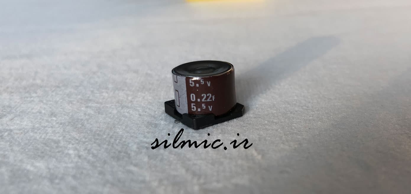 سوپر خازن 0.22 فاراد 5.5 ولت ELNA DYNACAP سری DVL از نوع SMD