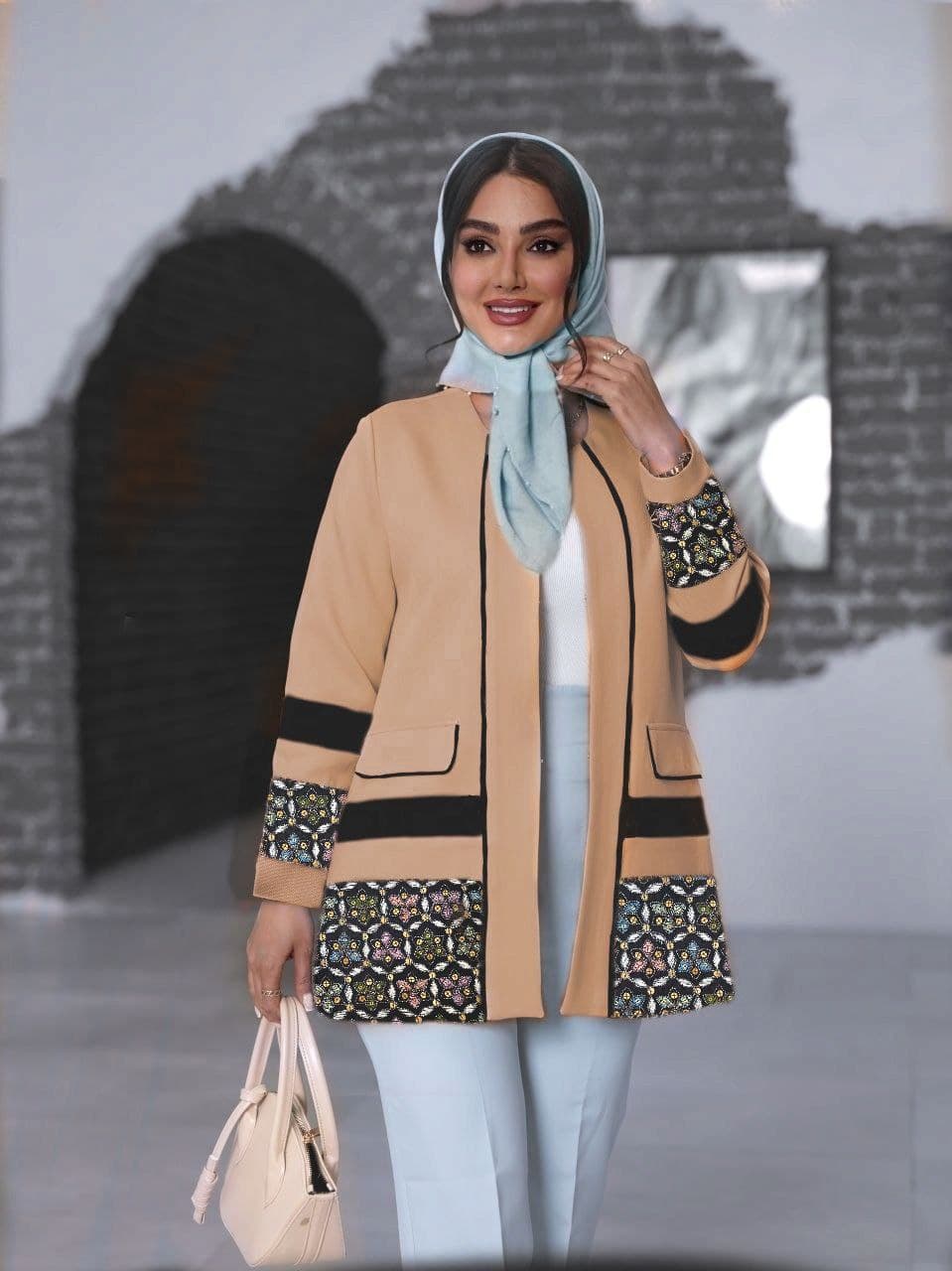 کت یقه گرد شیک — تصویر ۴