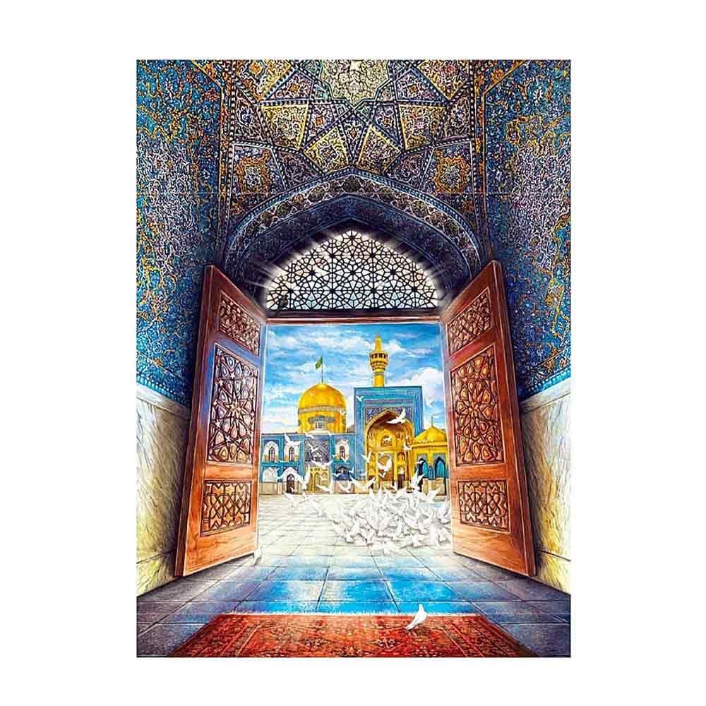 پازل 1000 قطعه حرم امام رضا مشهد هفت خان — تصویر ۲