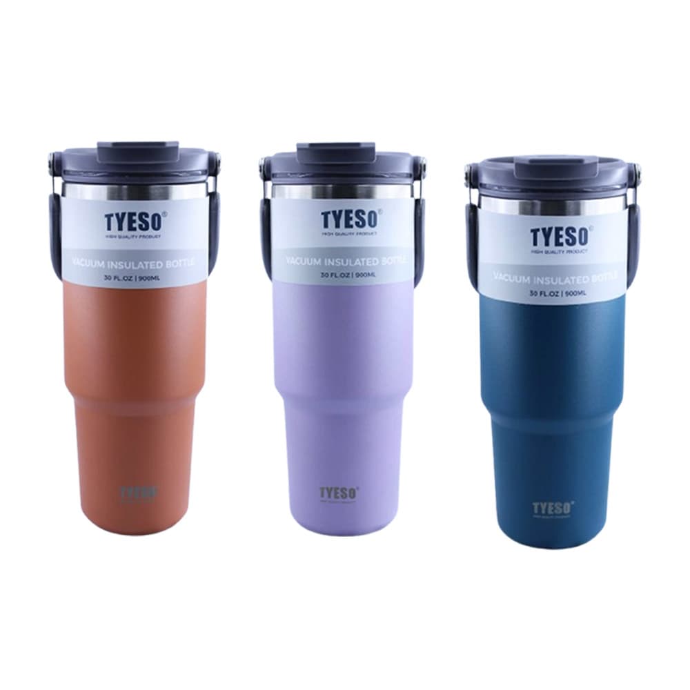تراول ماگ 900 میل دسته دار تایسو TYESO — تصویر ۳
