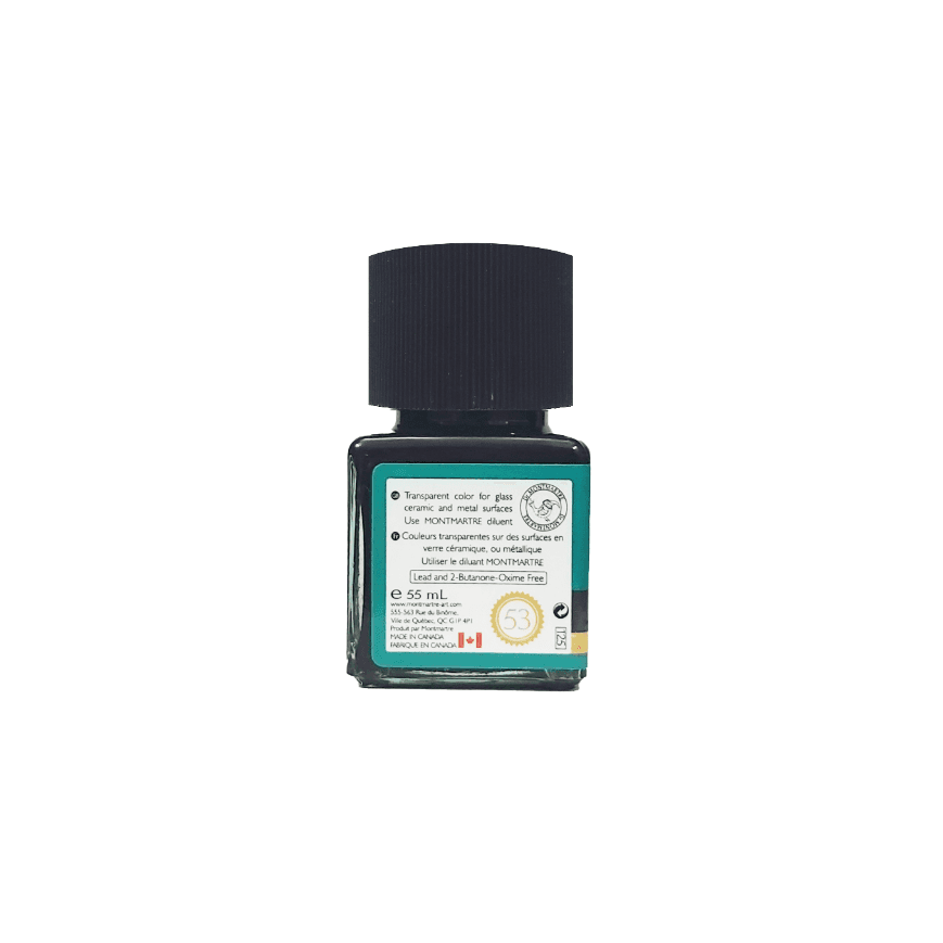 رنگ شیشه مونمارت Emerald کد 53 — تصویر ۲