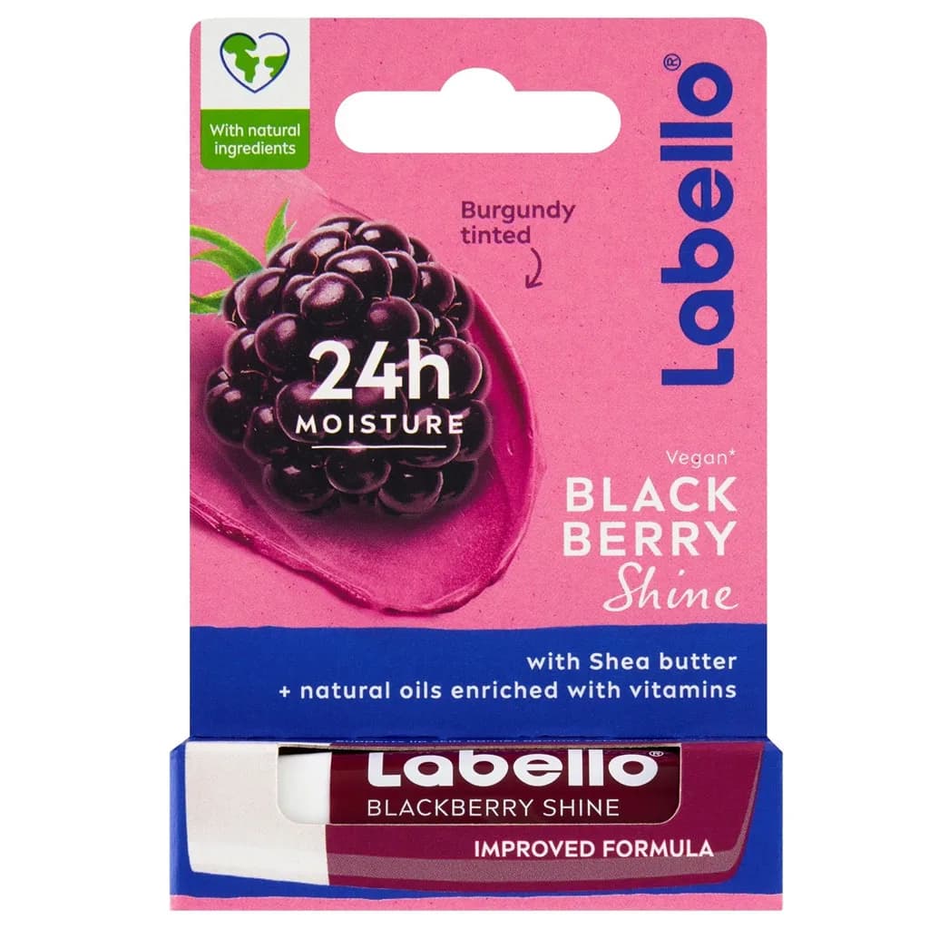 بالم لب لبلو Labello Black berry shine