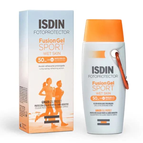 ضد آفتاب فیوژن ژل اسپرت ایزدین Isdin sport بدون رنگ 100 میل