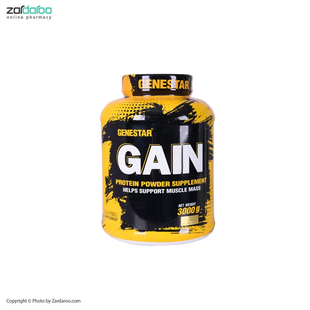 پودر گین 3000گرمی با طعم شیر شکلات ژن استار Genestar