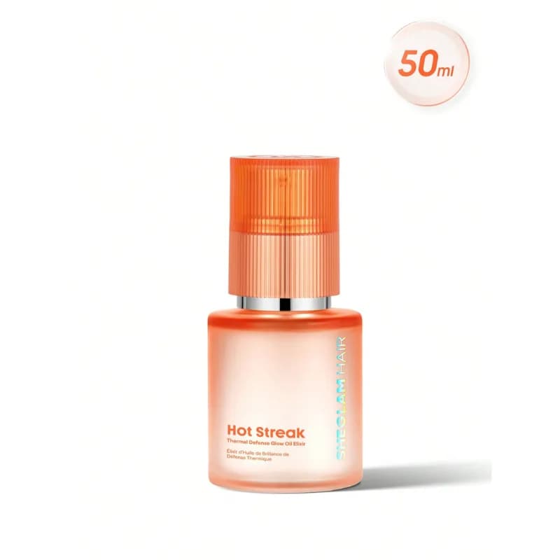 روغن محافظ حرارتی و براق کننده مو شیگلم مدل Hot Streak Thermal Defense Glow Oil Elixir — تصویر ۳