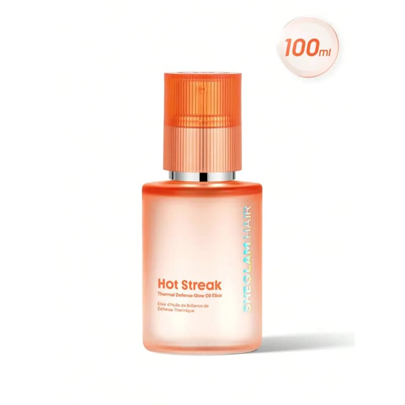 روغن محافظ حرارتی و براق کننده مو شیگلم مدل Hot Streak Thermal Defense Glow Oil Elixir