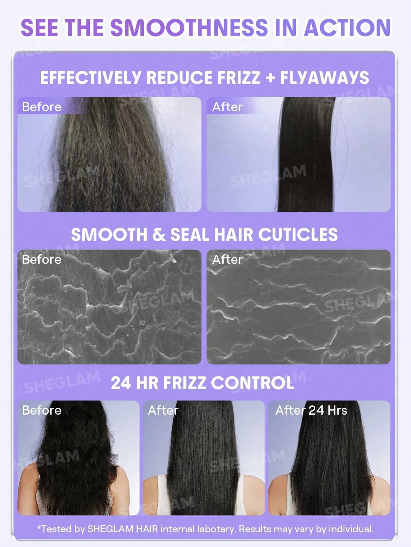کرم احیا کننده مو شیگلم مدل On The Glow 1-Minute Revive Airy Hair Sorbet — تصویر ۳