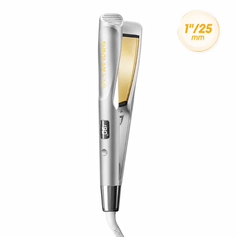 اتو مو و فر کننده شیگلم مدل Sleek Chic Twist Kiss Flat Iron سایز 25 میلی متر