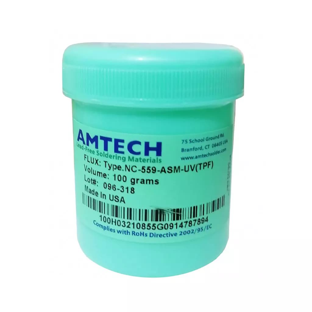 خمیر فلکس امتک کاسهای Amtech NC-559-ASM-UV (TPF) آمریکایی — تصویر ۲