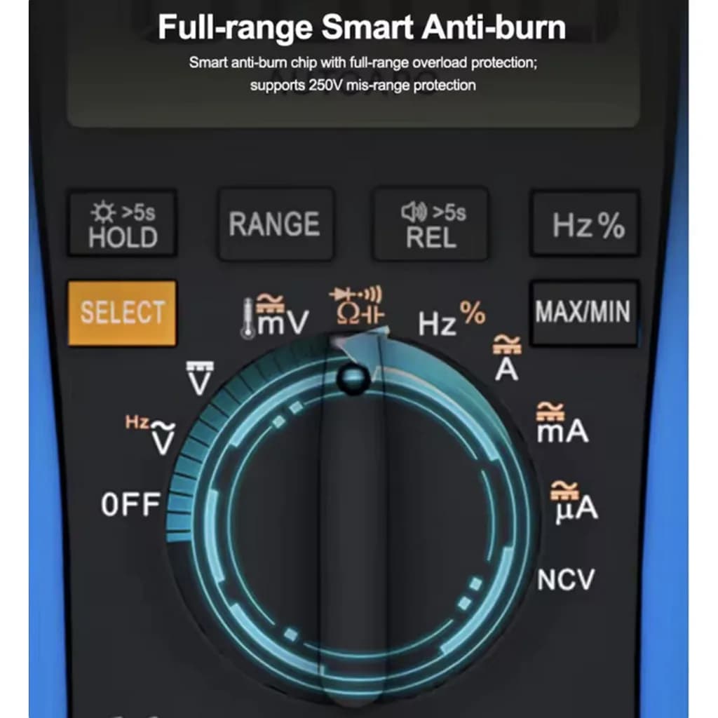 مولتی متر سانشاین Sunshine DT-17N ورژن 2.0 — تصویر ۵