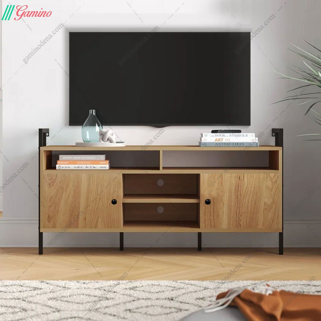 میز تلویزیون دیواری ام دی اف جدید مدل مرسده