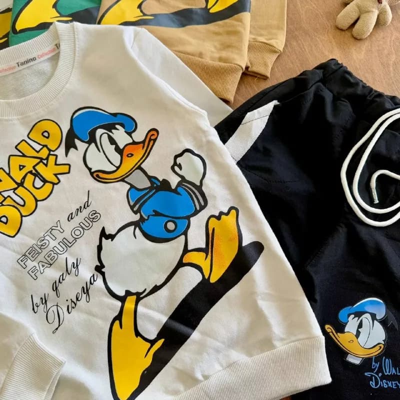 بلوز شلوار اردک donald duck (ایراددار) کد ۵۸۱۶-1 — تصویر ۴