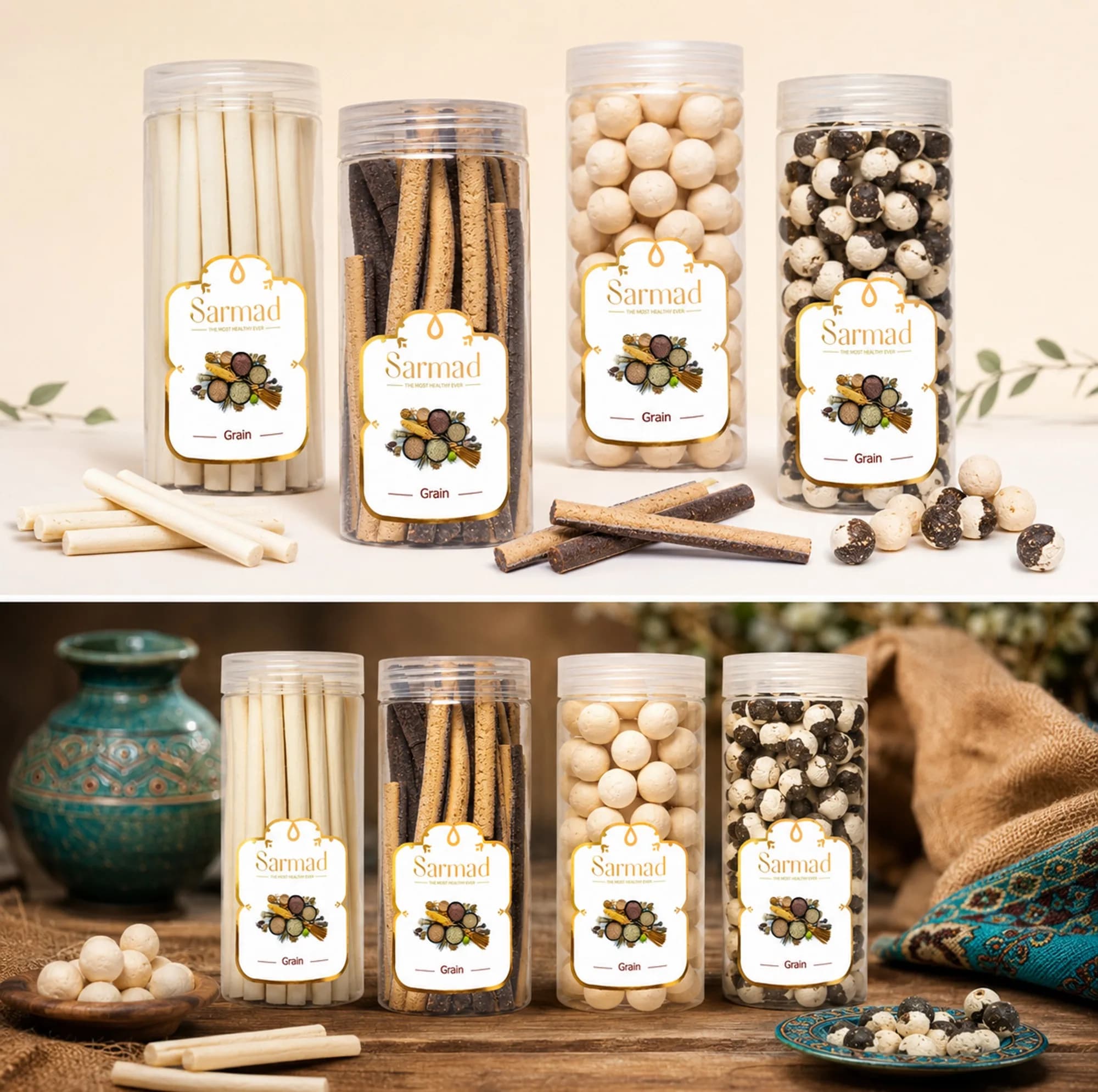 کشک گاوی سرمد – 500 گرم بسته 4 عددی — تصویر ۲