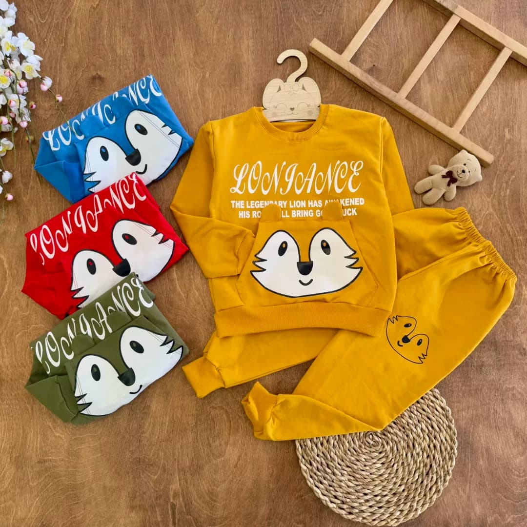 بلوز شلوار گوش دار روباه (ES) سایز 30 تا 40 کد 5755