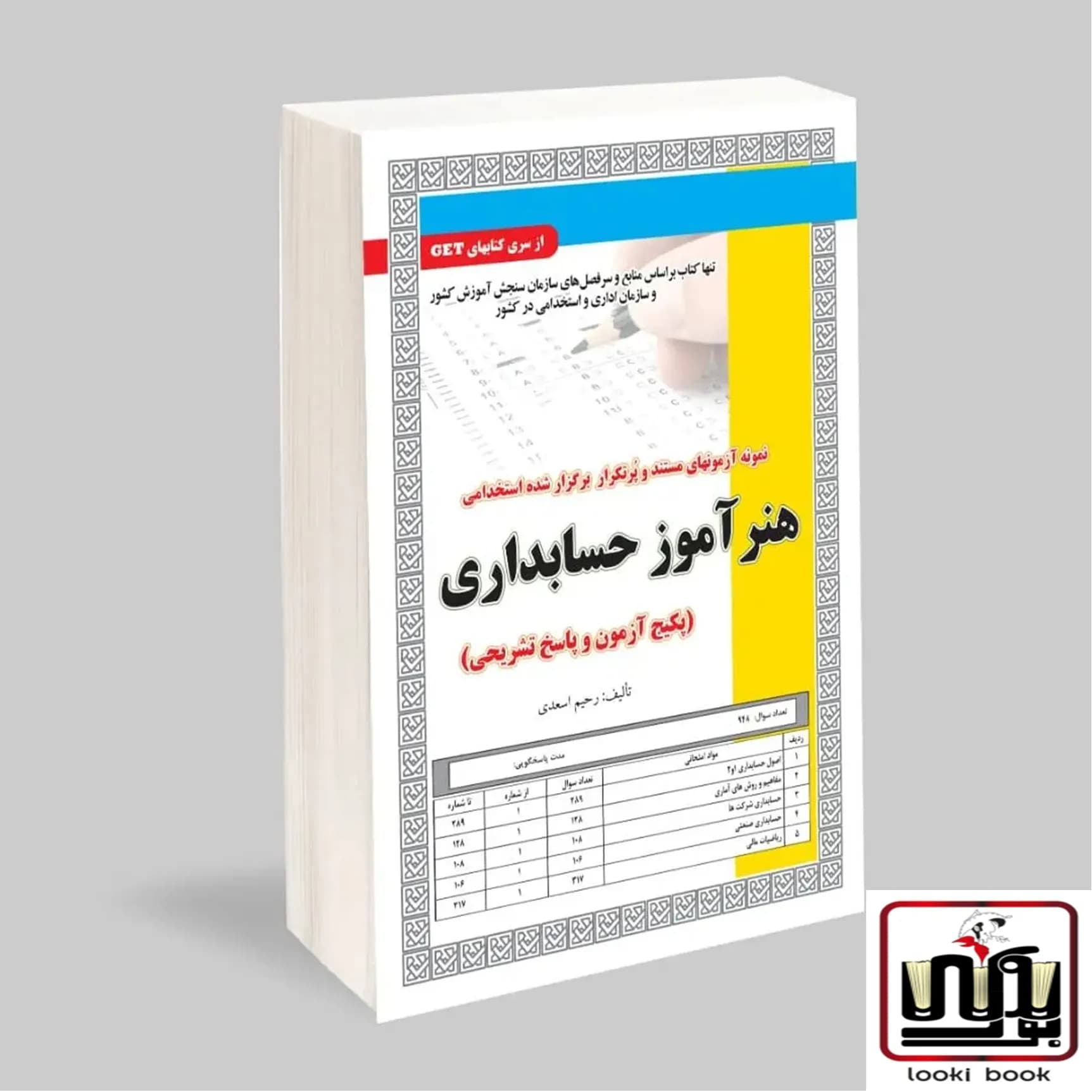 استخدامی هنر آموز حسابداری، آزمون سامان سنجش