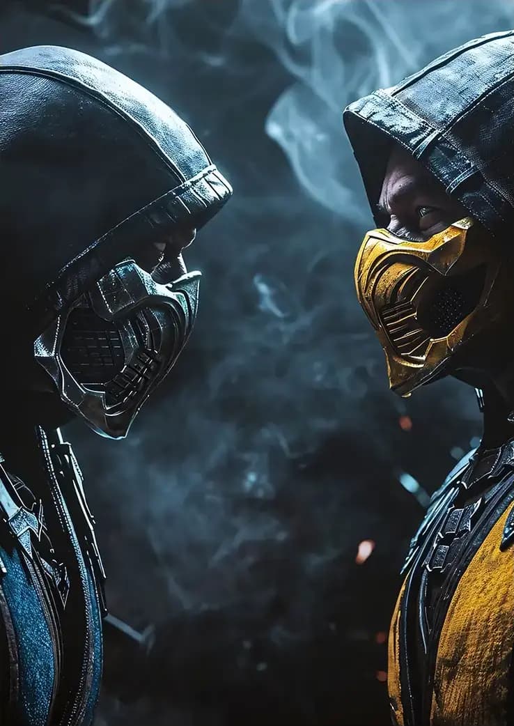 متال پوستر بازی Mortal Kombat کد N202