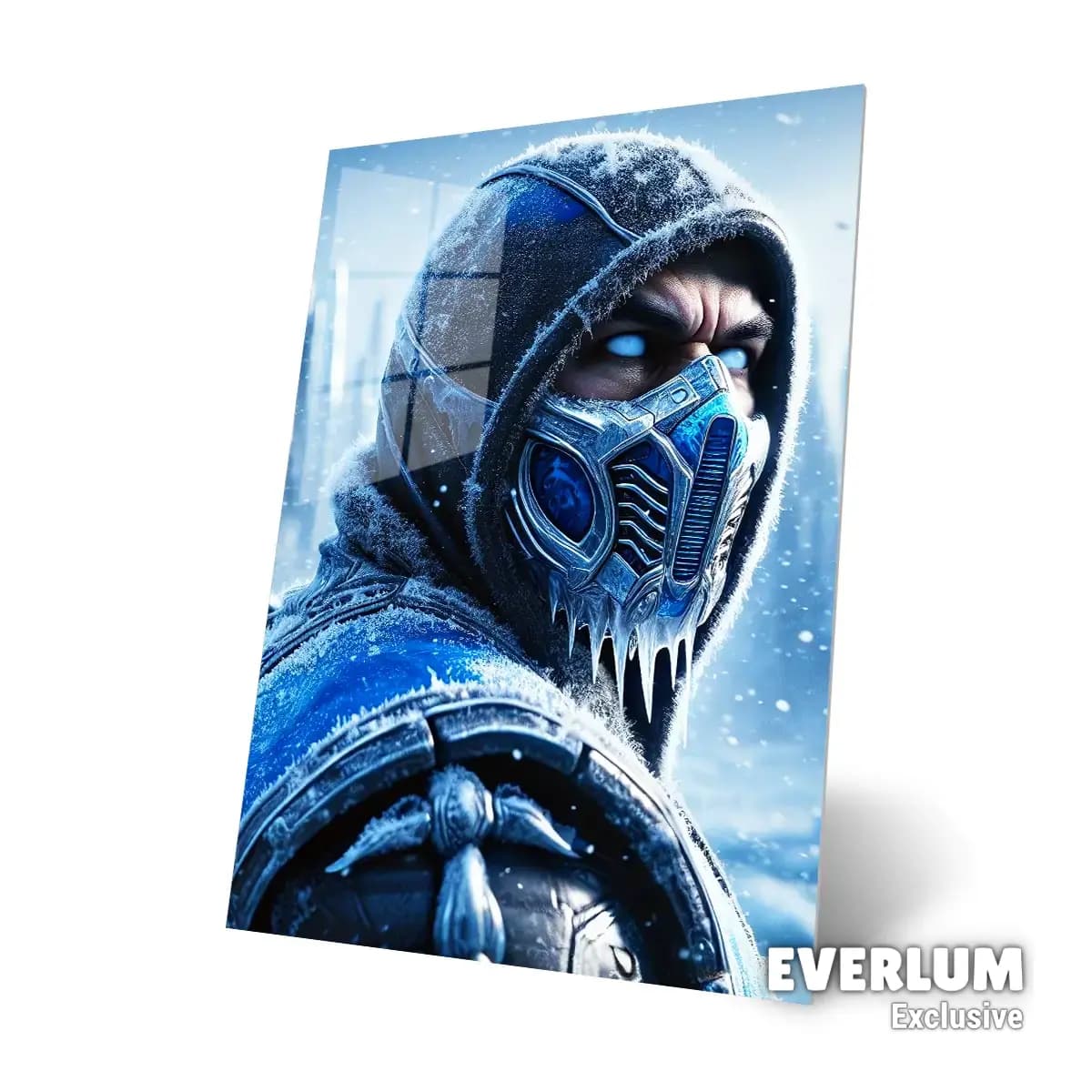 متال پوستر بازی Mortal Kombat طرح شخصیت Sub Zero کد N003 — تصویر ۴
