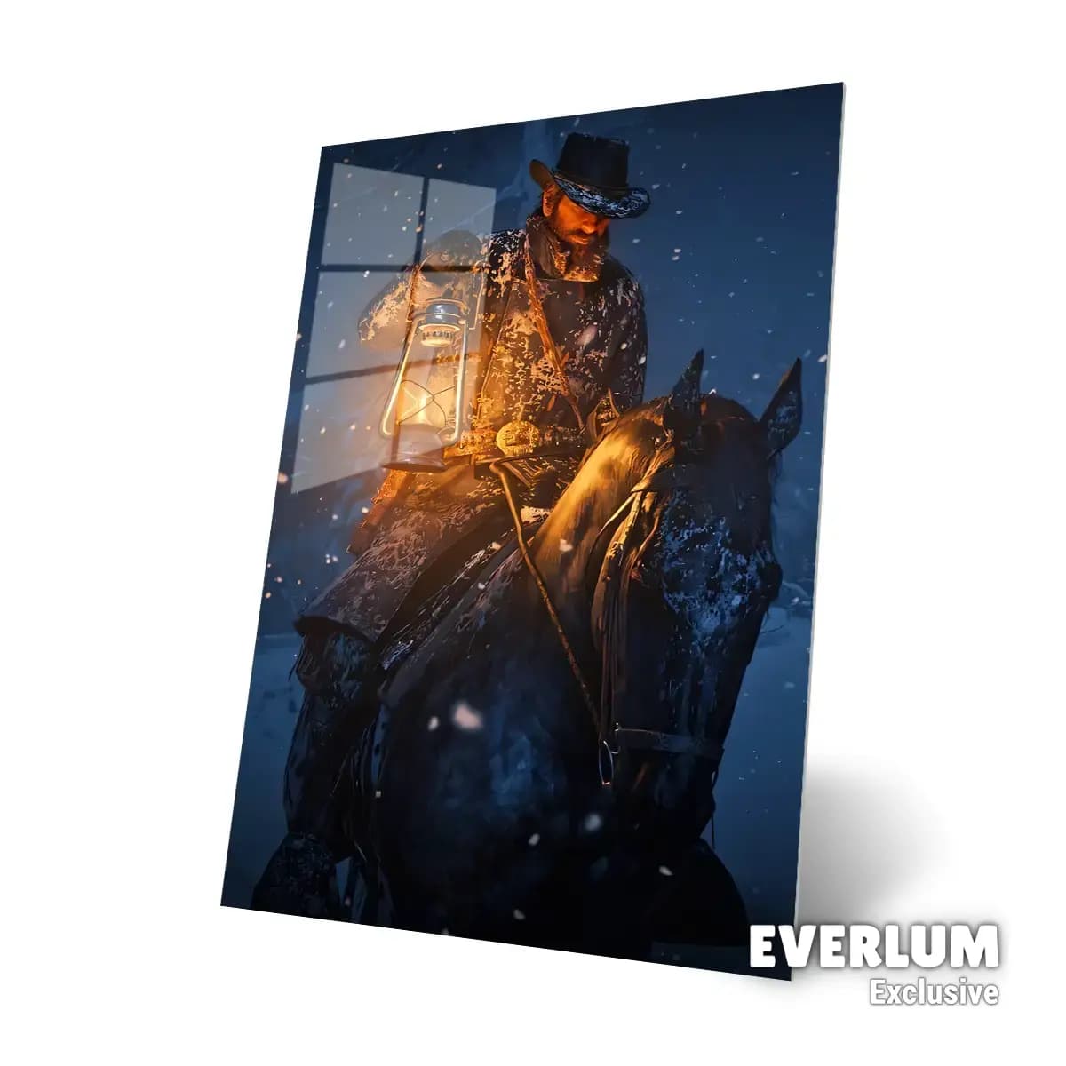 متال پوستر بازی Red Dead Redemption طرح شخصیت آرتور مورگان کد N201 — تصویر ۳