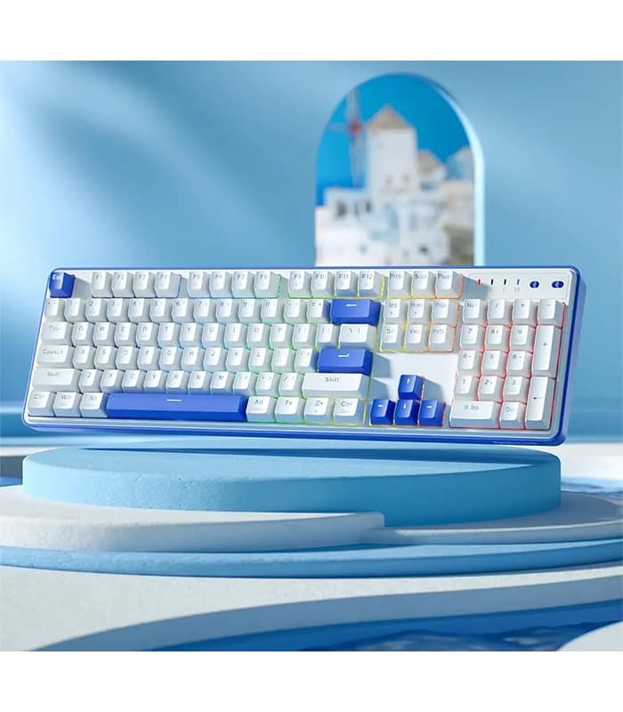 کیبورد بیسیم/باسیم مخصوص بازی ردراگون مدل FAYE K685 PRO RGB — تصویر ۳